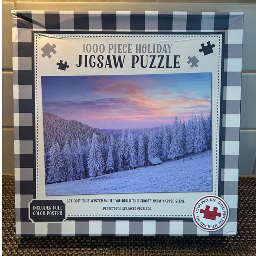 New Target Wondershop 1000 Piece Jigsaw Puzzle Winter Scene